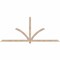 Ekena Millwork Redmond Smooth Timber Gable Bracket, Douglas Fir, 108"W x 45"H x 1 1/2"D x 3 1/2"F, 10/12 Pitch GBW108X45X0204RED00SDF - alternate 1